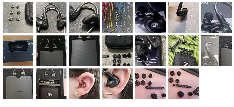 Sennheiser IE 300 Wired In-Ear Earphones HiFi TrueResponse Dynamic Driver Detachable Cable Noise Isolating Studio Monitoring