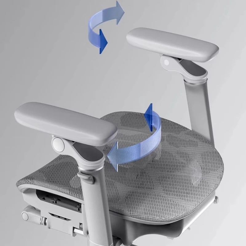 Silla de oficina de malla ergonómica ejecutiva para ordenador y gaming, mueble moderno giratorio con ruedas ajustable, silla gaming ergonómica