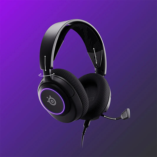 SteelSeries-Casque de jeu filaire Arctis Nova 3 RGB, téléphone de sauna léger avec micro Isabel 2 ClearCast, son surround spatial 360