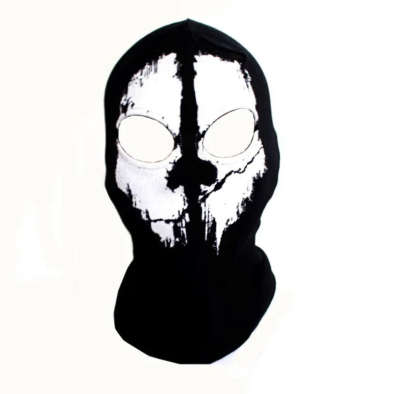 Unisex Ghost Print Skull Motorcycle Face Mask War Game Call Of Duty MWII 2022 COD Ghost Simon Riley Balaclava Mask For Adult