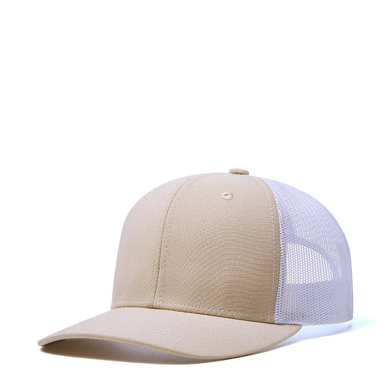 Czapki z daszkiem typu „trucker” w 38 kolorach, na świeżym powietrzu, z zatrzaskiem, czapki typu „dad hat”, hip-hopowe, męskie, damskie, regulowane, dla chłopców i dziewcząt, czapki baseballowe