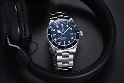 Montre automatique pour homme PAGANI DESIGN – Modèle de luxe type BB58, montre-bracelet mécanique, sportive, en acier inoxydable et étanche