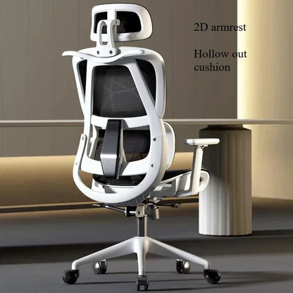Gaming Chair Office Desk Ergonomic Computer Adjustable Armrests 3D Headrest Chair Lift Chair Back Can Tilt Back with Foot Pedals