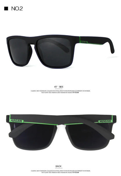 Outdoor Sport Square Myopia Lens Prescription Sunglasses Men Polarized Driving Anti-Glare Myopes Lunettes 0 -0.5 -0.75 Hoz -6.0