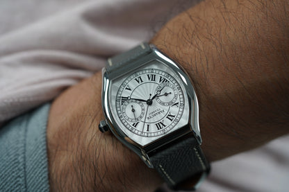 FARASUTE 36 mm-es luxus retro férfi kvarcóra VH64 szerkezetű, rozsdamentes acélból készült sportos divatóra zafírüveggel, vízálló Relogio