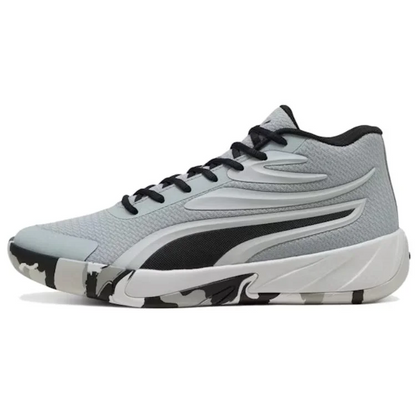 Puma Court Pro, chaussures de ville confortables, polyvalentes et durables, mi-hautes, style décontracté, baskets, gris, 311394-01