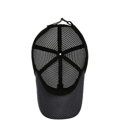 Zomer mesh-pet, baseballpet, ademend, voor buiten, verstelbaar met snapback, wandel- en vispet, voor dames en heren, cool, casual, sportief, fietspet