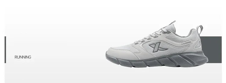 Xtep løbesko til mænd, sommer, mesh, åndbare, slidstærke, sporty, lette, ungdommelige, afslappede, med stødabsorbering 875219110065