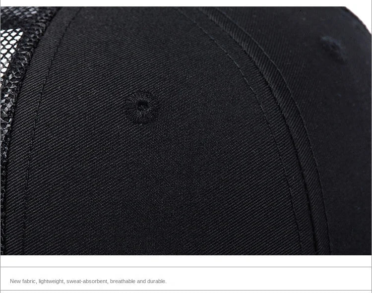 Czapki z daszkiem typu „trucker” w 38 kolorach, na świeżym powietrzu, z zatrzaskiem, czapki typu „dad hat”, hip-hopowe, męskie, damskie, regulowane, dla chłopców i dziewcząt, czapki baseballowe