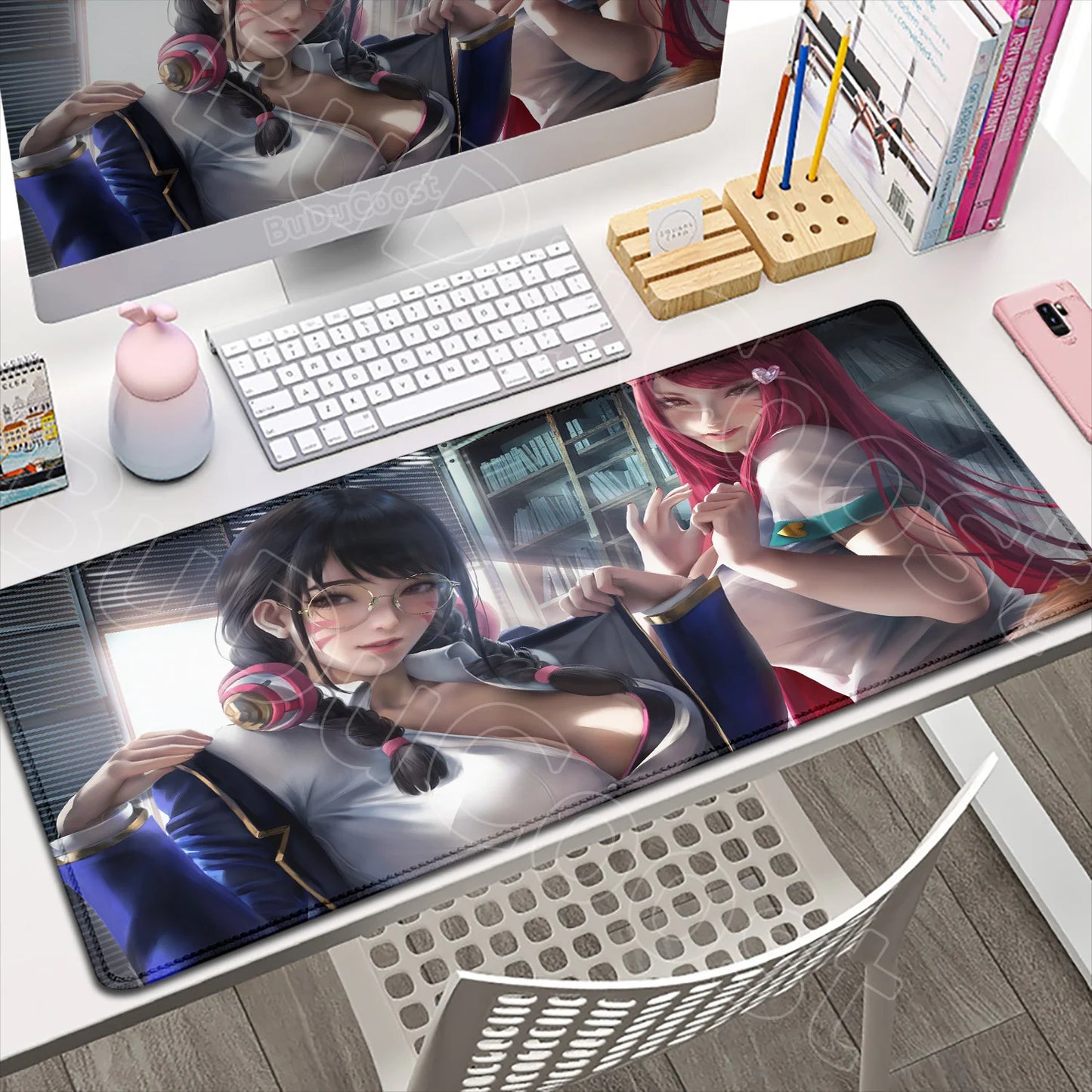 Produit gaming premium Fraquane, Large XXL DIY Cool Overwatch Mouse Pad Keyboard Table Gaming Accessories Non-Slip Rubber Edge locking spped Laptop Rug desk Mat, équipement gamer