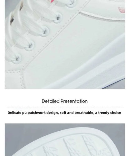 Schuhe 2025 Damen Laufschuhe Frühling Herbst, modisch, weiß, atmungsaktiv, mit bestickten Blumen, Schnürung, lässige Sneaker, Zapatos De Mujer
