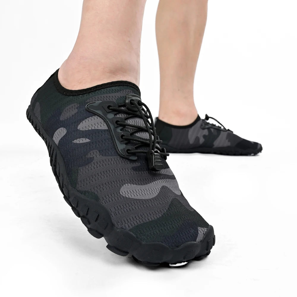Oiaano New Camo Uomo Donna Scarpe da spiaggia ad asciugatura rapida Stivaletti da acqua a piedi nudi Sneaker acquatiche da uomo Sportive da passeggio