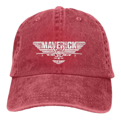 Многоцветна шапка с козирка за мъже и жени, каубойска шапка „Top Gun Maverick“ с центрирано лого на „Jet“, бейзболни шапки, персонализирани шапки с козирка за защита