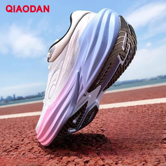QIAODAN TG1.0 Women's Marathon Running Shoes 2026 New Platform Racing Shock Absorption Soft Long Distance Sneakers QDB022253285