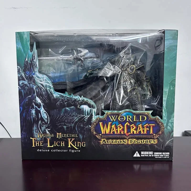 WOW Character FALL OF THE LICH KING ARTHAS ACTION FIGURE World of Warcraft Game Peripherals DC Lich King Illidan Anime Figures