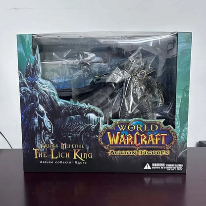WOW Character FALL OF THE LICH KING ARTHAS ACTION FIGURE World of Warcraft Game Peripherals DC Lich King Illidan Anime Figures
