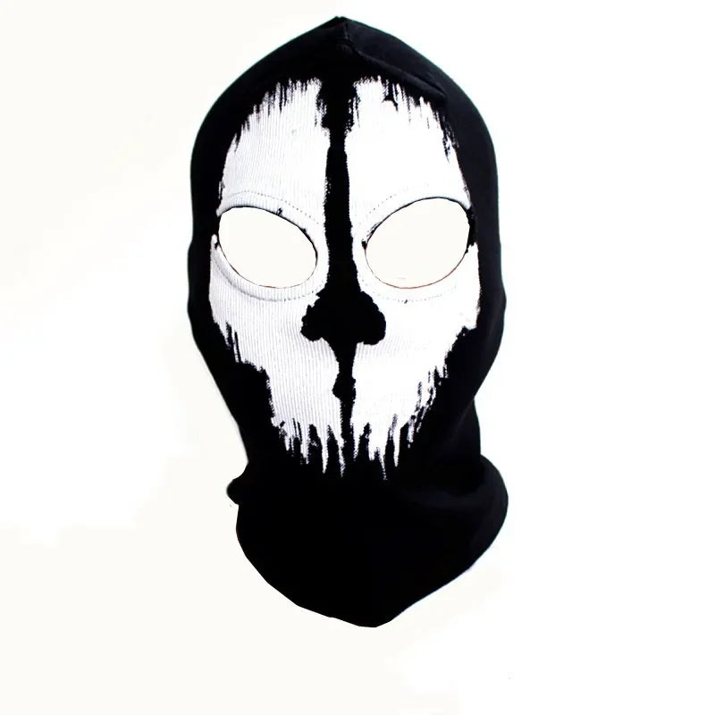 Unisex Ghost Print Skull Motorcycle Face Mask War Game Call Of Duty MWII 2022 COD Ghost Simon Riley Balaclava Mask For Adult