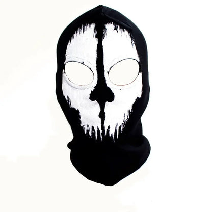 Unisex Ghost Print Skull Motorcycle Face Mask War Game Call Of Duty MWII 2022 COD Ghost Simon Riley Balaclava Mask For Adult