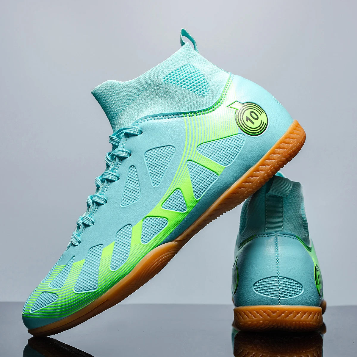 2026 New Professional Indoor Flat-Bottomed Football Shoes Teenagers Durable Comfortable Training Shoes Adult Non-Slip Soccer Shoes