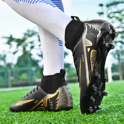 Chaussures de football unisexes tendance, crampons antidérapants, baskets d'entraînement légères, chaussures de football d'extérieur pour hommes