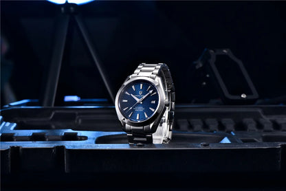 PAGANI DESIGN Luxury Business 40 mm-es férfi mechanikus karóra, csúcsminőségű zafírüveges férfi automata karóra, 100 m-es vízállóság