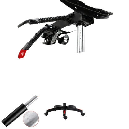 Chaise de jeu pour l'e-sport, chaise de bureau ergonomique inclinable avec support lombaire réglable et rotation à 360 degrés pour