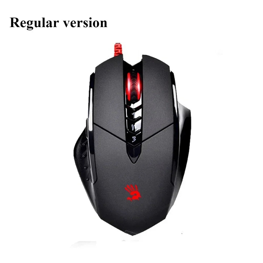 Жична мишка Bloody V7M с RGB, олекотен ергономичен дизайн, 4000dpi, за PC, офис, e-sports гейминг и макро програмиране, за CF LOL CS