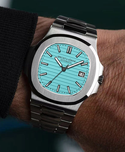 Specht & Sohne New Men's Watch Luxury Blue Sapphire Glass Japan Miyota 8215 Automatic Mechanical Stainless Steel Relogio Masculino
