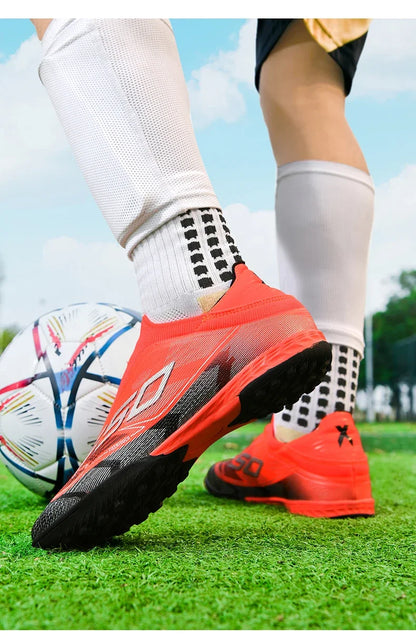 Chaussures de Football originales professionnelles pour hommes, confortables, de haute qualité, bottes de Football rapides pour entraînement, chaussures de Football ultralégères