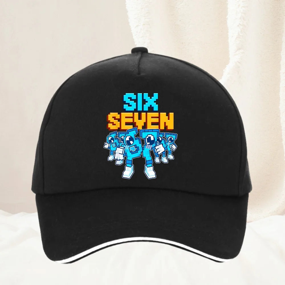 „Meme 67 Six Seven 6 7 Italian Brainrot“ beisbolo kepurė vyrams, „Trucker Hat“, pavasarinė, kasdieninė, lauko, sporto salės, saulės skydelis, „Snapback“ kepurė