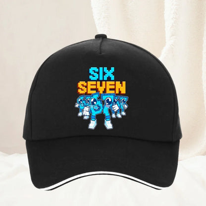 „Meme 67 Six Seven 6 7 Italian Brainrot“ beisbolo kepurė vyrams, „Trucker Hat“, pavasarinė, kasdieninė, lauko, sporto salės, saulės skydelis, „Snapback“ kepurė