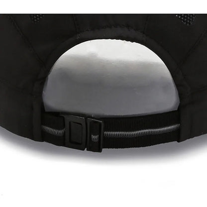 Summer Mens Sports Sun Hats Breathable Mesh Quick-drying Visor Caps Outdoor Gorro Hombre Boina Golf Hat Fashion Solid Flat Cap