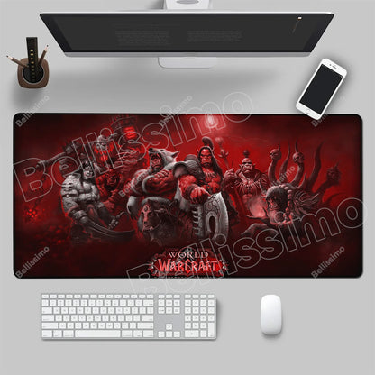 World Of Warcraft 90x40 Large Gaming Mouse Pad Game Desk Play Pad for Csgo Natural Rubber Mat Grande Gamer Xxl Computer Mousepad