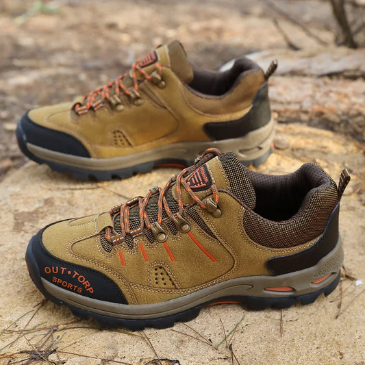 Retro Style Men  Sports Shoes Autumn and Winter Short Boots Anti Slip Hiking Shoe Suitable for Ankle Boots Urban Commuting 2025