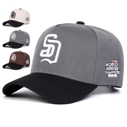 Șepci de baseball unisex cu broderie cu litere SD, șepci casual reglabile, șepci de protecție solară pentru primăvară și toamnă, de purtat în aer liber