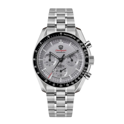 Orologio da uomo Watchdives New Wd1863 al quarzo VK63, cronografo con vetro zaffiro bombato, impermeabile, 39 mm, in acciaio, top brand, orologio business di lusso