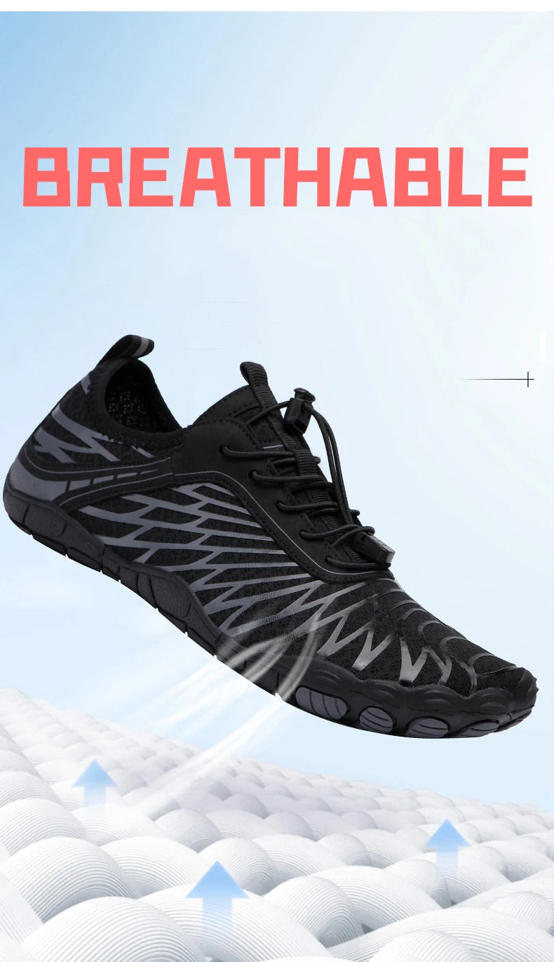 Scarpe da acqua da uomo, scarpe da spiaggia da donna, scarpe aqua da indossare a piedi nudi, scarpe da nuoto ad asciugatura rapida, scarpe da sport per guado, scarpe da canottaggio, pesca e surf