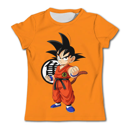 Anime Dragon Ball Goku Print T Shirts Cartoon Shirt Summer Breathable T-shirt And Comfortable T-shirts Mens Clothes Tops