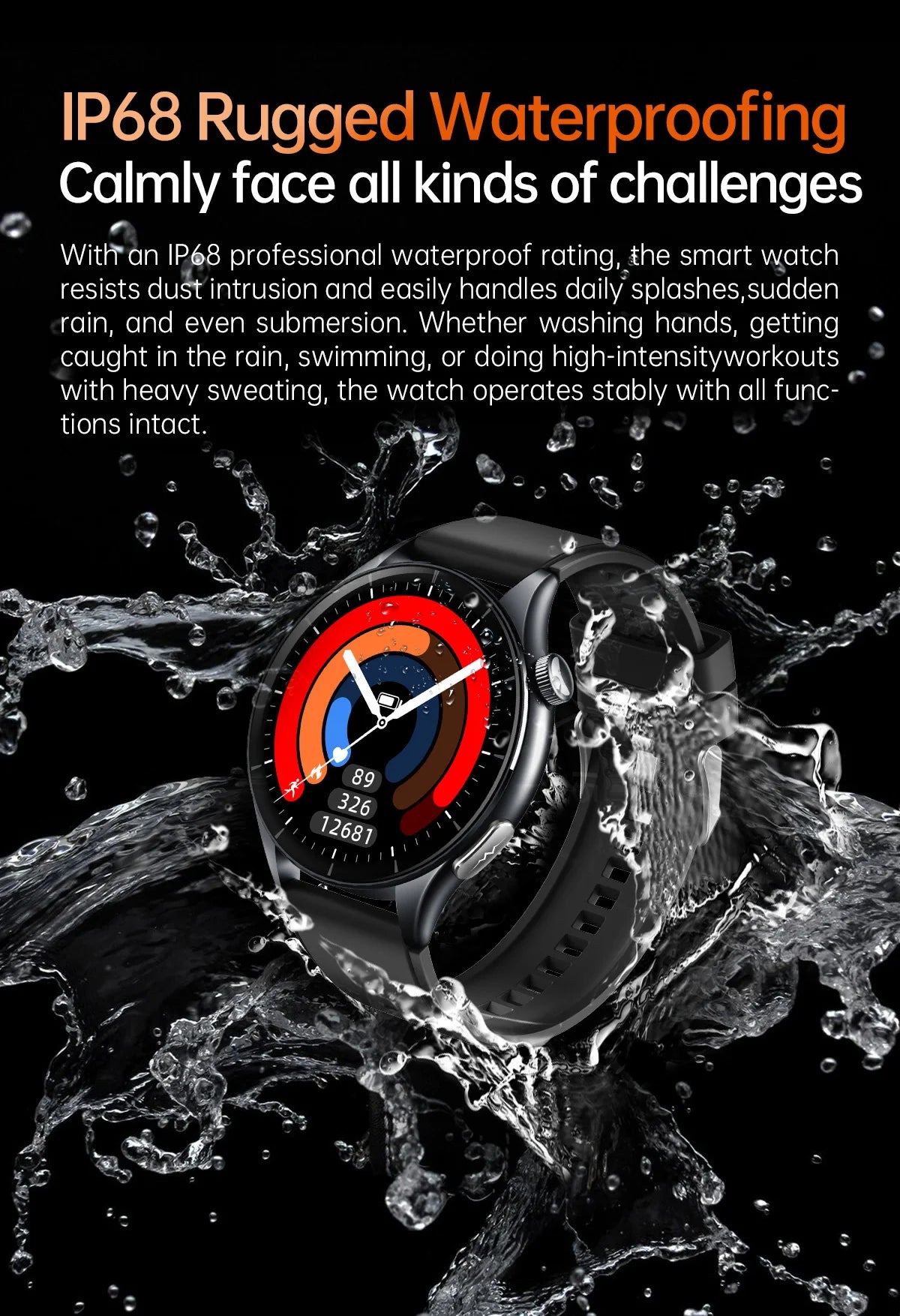 2025 Health Smartwatch for Xiaomi & Huawei ECG + PPG, Blood Pressure, SpO2, Body Analysis, Bluetooth Calling & NFC