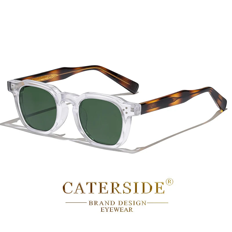 CATERSIDE divatos férfi napszemüveg, kicsi keret, négyzet alakú, személyre szabott dizájn, napszemüveg nőknek, utazáshoz, bulikhoz, üzleti alkalmakhoz, fesztiválokhoz, ajándéknak
