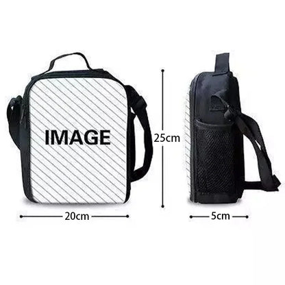 Hot Game Fortnite Child Insulated Large Capacity Bag for Boys and Girls Student Outdoor Picnic Reusable Thermal Cooler Lunch Box