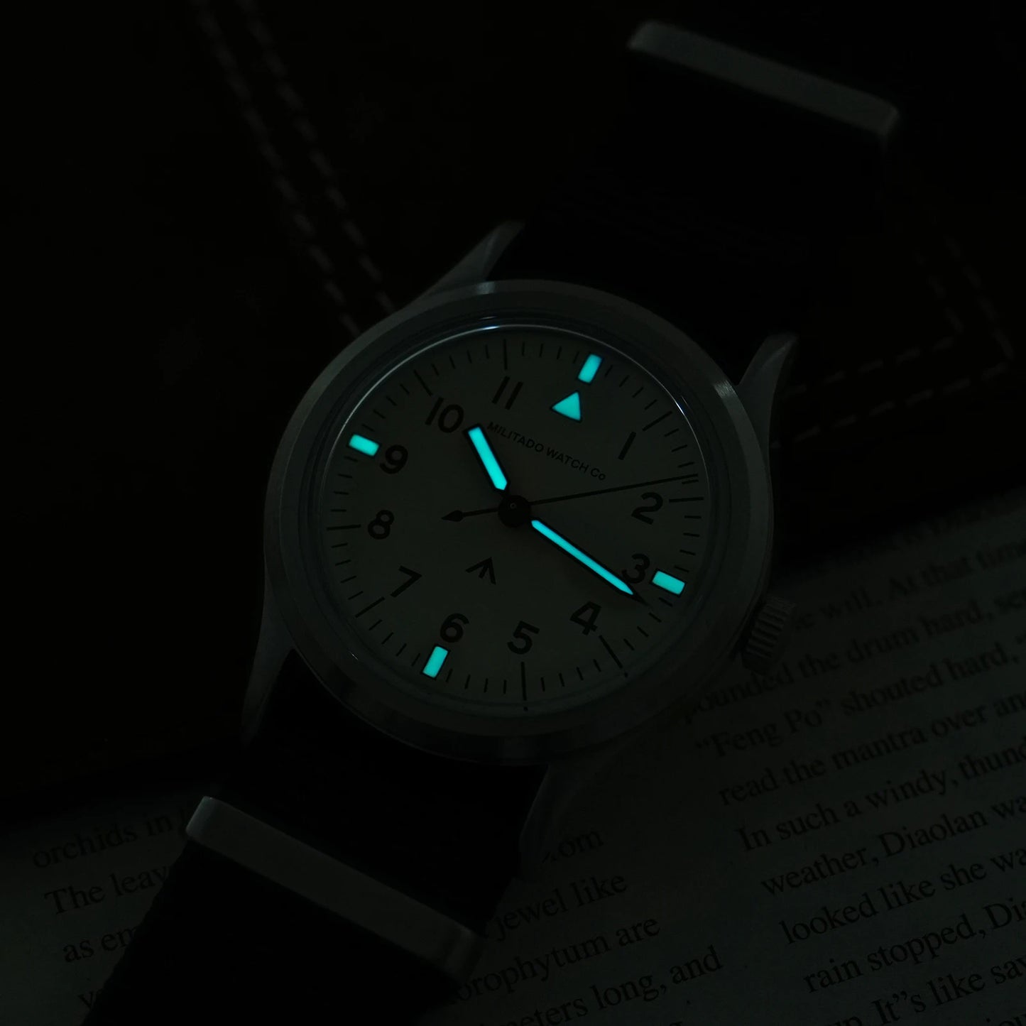 Militado New Ml14 Quartz Watches Man VH31 Sweep Movement K1 Or Sapphire 100M Waterproof Luminous 36Mm Vintage Military Watches