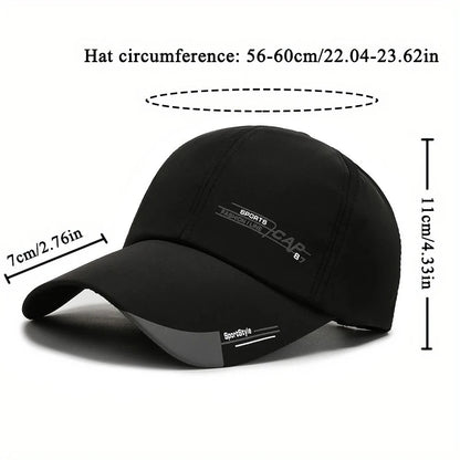 2 stk./sæt udendørs baseballkasket til mænd, enkel bogstav-jacquard, duckbill-kasket, street-sport, solbeskyttelse, baseballkasket til unisex
