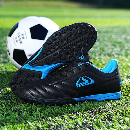 Nouvelles chaussures de football pour hommes, chaussures de soccer d'extérieur TF FG, crampons pour terrain en herbe, chaussures d'entraînement confortables, chaussures de match, futsal, chaussures de sport respirantes pour