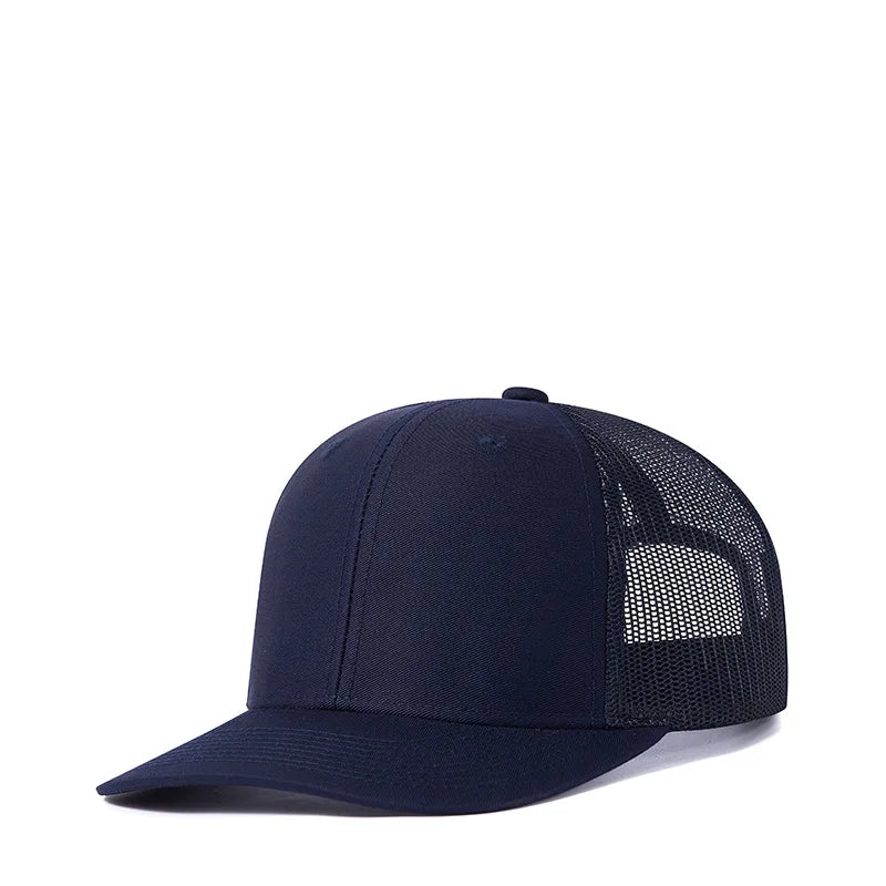 Czapki z daszkiem typu „trucker” w 38 kolorach, na świeżym powietrzu, z zatrzaskiem, czapki typu „dad hat”, hip-hopowe, męskie, damskie, regulowane, dla chłopców i dziewcząt, czapki baseballowe