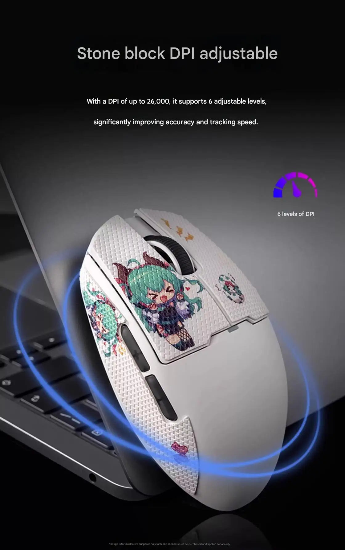 Aigo GM80 PLUS PRO trådløs Bluetooth-mus PAW3311/PAW3395 letvægts 1000HZ kablet gaming- og e-sportsmus med tre tilstande – gave