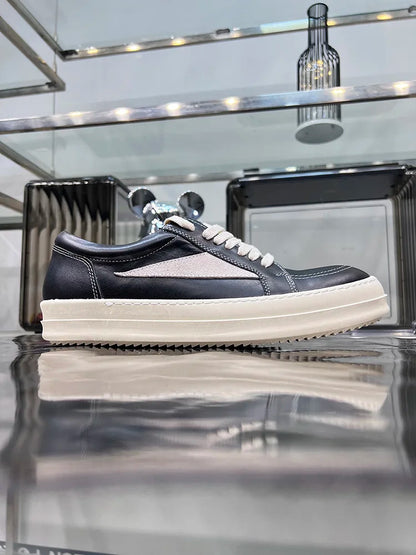 Casual Shoes Men Low Top Quality Denim Lace Up Thick Sole Luxury Designer Hip-hop Dunk Sport Trainers Women Summer Flat Sneakers