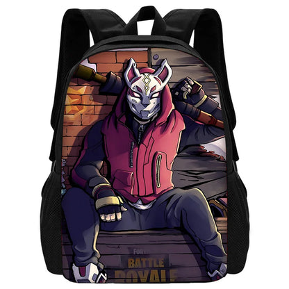 Stylové dětské batohy FortniteS pro kluky i holky, studentský dárek k narozeninám, unisex školní tašky a odolný kempingový batoh