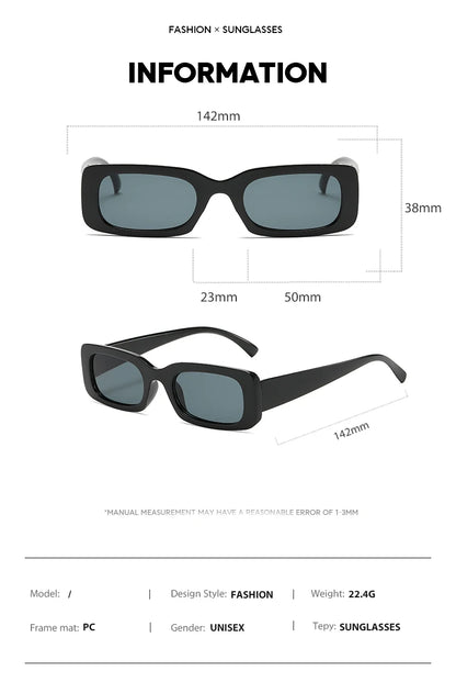 Fekete négyzet alakú napszemüveg férfiaknak, téglalap alakú, kicsi, retro stílusú, fekete lencsés, vezetéshez és horgászathoz, Oculos UV400