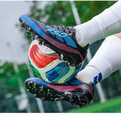Nouvelles chaussures de football pour hommes, chaussures de sport d'extérieur, chaussures d'entraînement, chaussures de football antidérapantes, baskets professionnelles ultralégères unisexes
